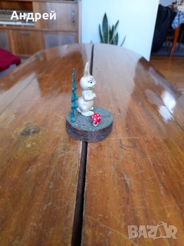 Стара декорация,сувенир Заек, снимка 4 - Други ценни предмети - 33136957