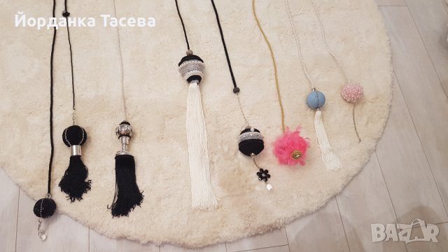 Пискюли за пердета, ръчно изработени, снимка 2 - Декорация за дома - 37768364