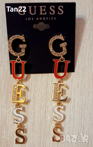 Маркови висящи обици, снимка 5 - Обеци - 50505028