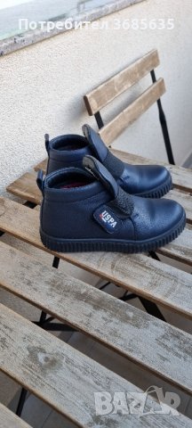 НОВИ Кожени обувки за момче USPA, снимка 2 - Детски обувки - 43992105