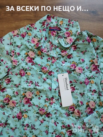 Дамска риза флорален мотив - S размер, снимка 2 - Ризи - 50534909