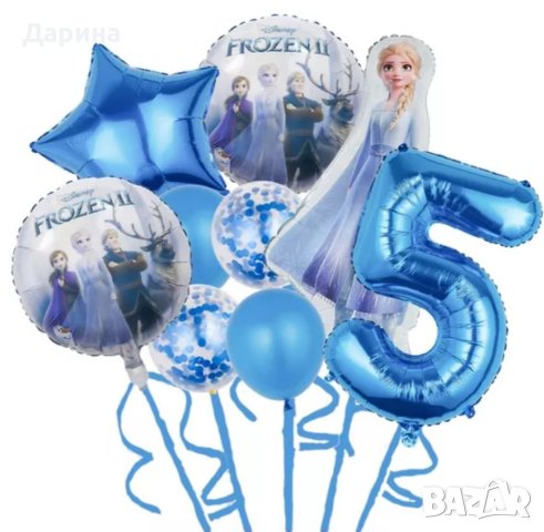 Парти сет балони Замръзналото кралство , снимка 5 - Други - 40318459