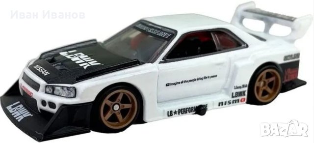 Hot Wheels  Nissan Skyline LB-ER34 SUPER SILHOUETTE , снимка 2 - Колекции - 40676397