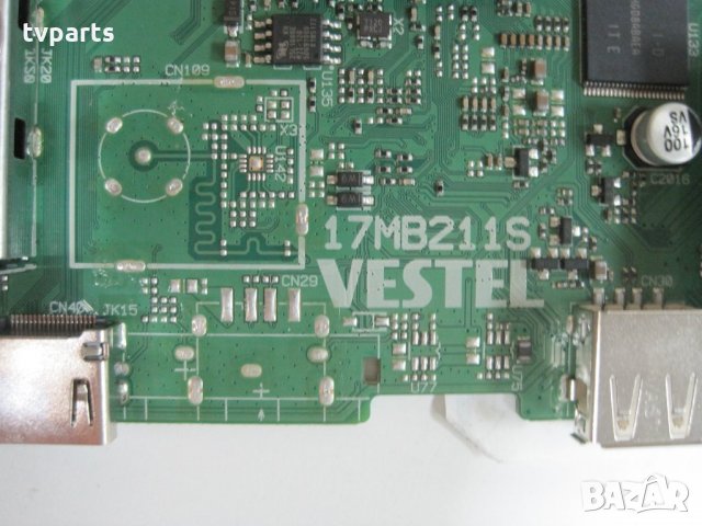 Мейнборд 17MB211S JVC LT-32C690(А) 100% работещ, снимка 2 - Части и Платки - 27947294