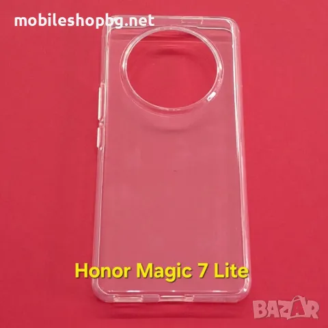 Honor Magic 7 Lite прозрачен силиконов какъф, снимка 2 - Калъфи, кейсове - 49136215