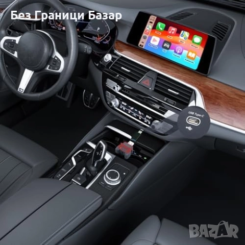Нов Стилен безжичен CarPlay адаптер – лесна инсталация, iPhone кола, снимка 4 - Друга електроника - 52081007