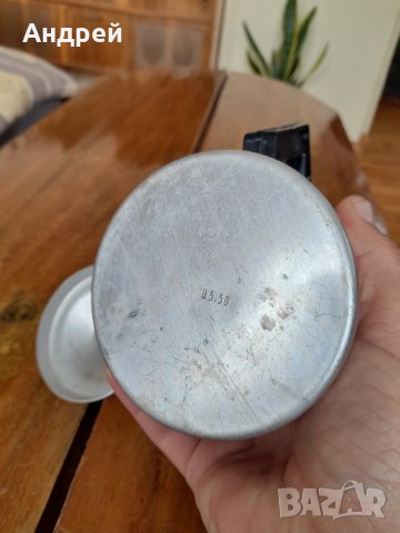 Стара алуминиева кана,джезве #2, снимка 6 - Други ценни предмети - 32344637