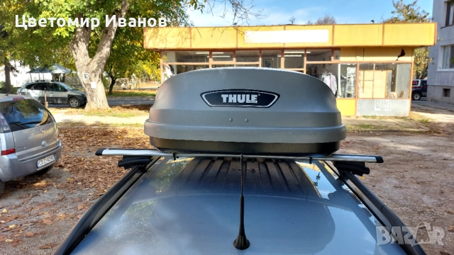 Автобокс, багажник за покрив Thule pacific 100, снимка 2 - Аксесоари и консумативи - 52305776