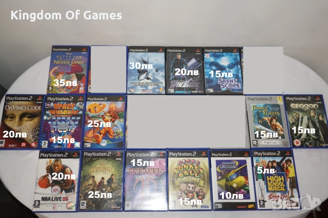 Игри за PS2 Peter Pan Neverland/Ace Combat/Space Invaders/Operation Winback/NBA/Eragon/The Seed