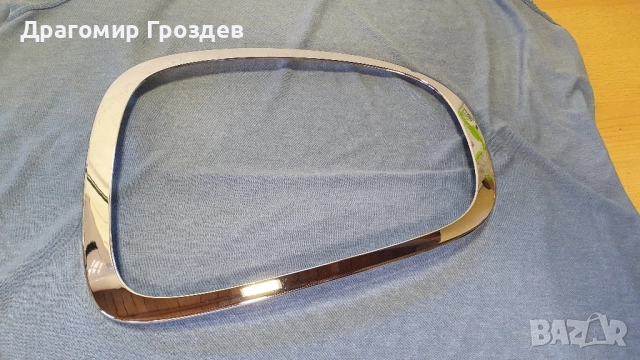 Лява хром рамка около стоп за MINI Cooper F55, F56 / Мини Купър (2014-2021)