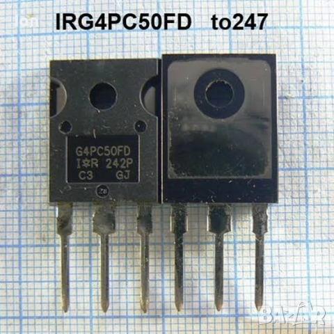 IRG4PC50FD IGBT+Di, 600V, 70A/25°C (39A/100°C), 200W, 20kHz in resonant mode 