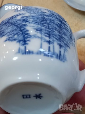 Японски geisha сервиз от фин костен порцелан , снимка 11 - Сервизи - 35399065
