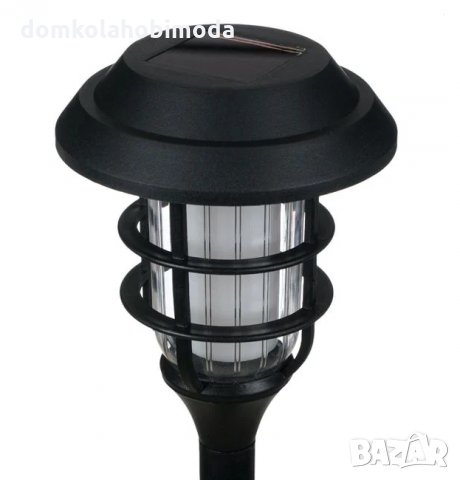 Соларна лампа с светлина тип пламък, 13x43 см, снимка 2 - Соларни лампи - 32949942