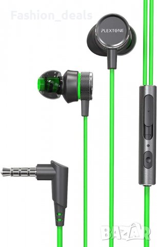 Нови Кабелни слушалки с микрофон Намаляване на шума Силен бас 3,5 жак