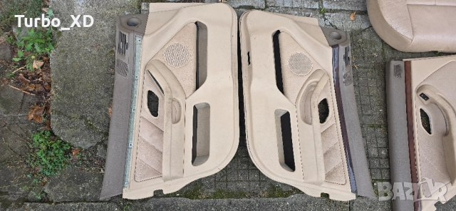 Продавам бежев кожен салон за BMW E39 комби, снимка 12 - Части - 51966204