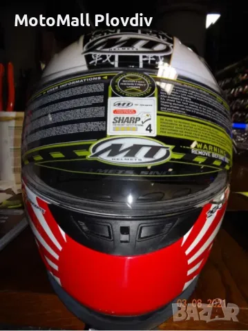 Каска MT Thunder Battle/Butterfly/Skull & Roses мото мотор пистов, снимка 11 - Аксесоари и консумативи - 49211919