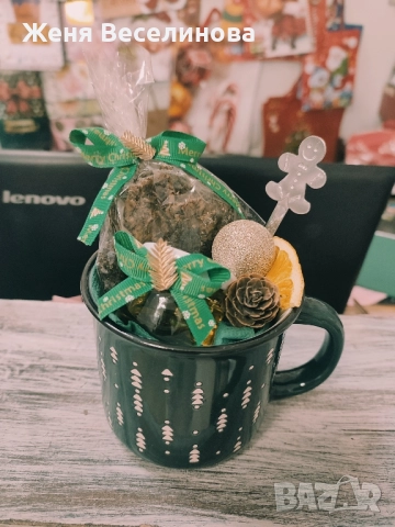 КОЛЕДНИ ЧАШИ , снимка 3 - Коледни подаръци - 52549420