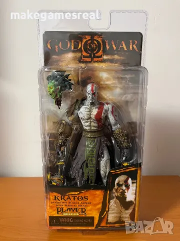 Екшън фигура God of War 2 - Kratos with Medusa Head, снимка 2 - Аксесоари - 49541225