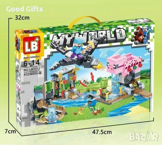 Конструктор Майнкрафт Драконът на Ендър, 432 части, снимка 5 - Конструктори - 42971410