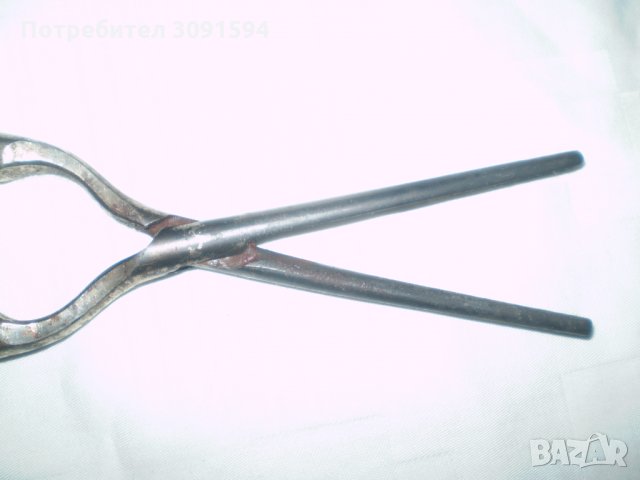 Желязна Антикварна маша за къдрене на коса, снимка 4 - Колекции - 33684839