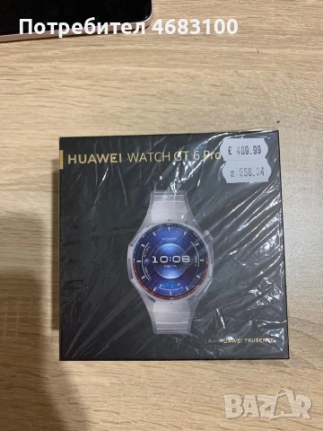 * ЧИСТО НОВ* HUAWEI WATCH GT 6 Pro Titanium с Гаранция 24м