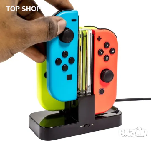Най-добрата зарядна станция за Nintendo Switch и OLED, снимка 5 - Nintendo конзоли - 48788335