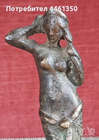 Старинна бронзова скулптура на Венера,която реше косата си, снимка 6 - Антикварни и старинни предмети - 51865041