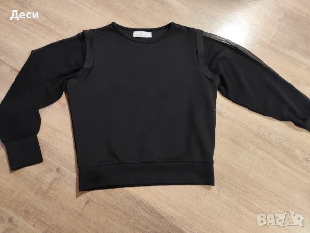 готина блузка с тюлени ръкави