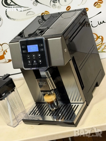 Кафемашина кафе автомат delonghi perfecta evo с гаранция, снимка 4 - Кафемашини - 52634432