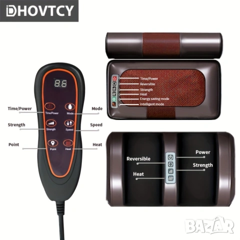 Електрическа Шиацу Масажна Подложка за Цялото Тяло Масаж за Врат, Гръб, Кръст и Крака у Дома Dhovtcy, снимка 2 - Друга електроника - 53142538