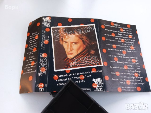 ROD STEWART Аудио касета, снимка 5 - Аудио касети - 40477125
