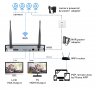 !!! 1080p Модел 2023 -50% Система 5mp за видеонаблюдение 5G DVR 4 /8 -канална, 4/8 безжични камери , снимка 12