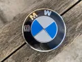 56мм БМВ алуминиеви стикери синьо бели, снимка 2