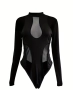 Черно полупрозрачно боди, снимка 3