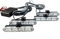 LED безжични предупредителни мигащи светлини аварийни блиц лампи 4 лед, снимка 4