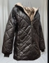 Топло черно яке с мека пухкава подплата, снимка 2