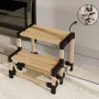 Помощно стъпало, за кухня, баня или килер, двойно, 38*39*38см, снимка 4