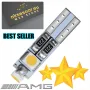 Супер ярка T5 Led крушка 3 и 5 SMD 3030 светлина Т5 Лампа за табло на кола габарит 12V Супер ярки ла, снимка 7