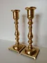 двойка кристални и месингови свещници , снимка 12