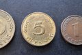 Монети . Германия. 1, 5 и 10 пфенига. 1950 година., снимка 4
