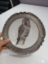 Порцеланова колекционерска чиния за стена с печати , снимка 6