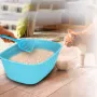 Затворена котешка тоалетна с лопатка. Закрита тоалетна за котки. Съд за котешка тоалетна., снимка 3