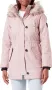 Дамско зимно яке парка с качулка - изкуствен косъм, цвят - пепел от рози, Only; 2XL÷3XL, снимка 6