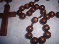 ДЪРВЕНА МОЛИТВЕНА БРОЕНИЦА - ОГЪРЛИЦА с ДЪРВЕНО КРЪСТЧЕ МНОГО КРАСИВА РЪЧНА АРТ ИЗРАБОТКА 27488, снимка 8