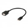 OTG кабел преходник от TYPE-C(м) към USB-А (ж)  , снимка 1 - USB кабели - 28622165