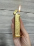 Запалка DUNHIL TALLBOY Във 20 м Златно Покритие Заредена Работи Перфектно , снимка 1