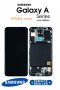 Нов Оригинален LCD Дисплей + Тъч скрийн + Рамка за SAMSUNG A415 GALAXY A41 черен
