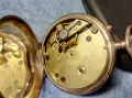 Стар СРЕБЪРЕН ДЖОБЕН ЧАСОВНИК СРЕБРО 800 с КРАСИВО РЪЧНО ГРАВИРАН КОРПУС и КАПАК 48862, снимка 4