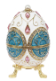 Фаберже стил, кутийки-яйца за бижута в луксозна подаръчна кутия., снимка 1 - Декорация за дома - 38270832