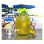 стъклен буркан "Ананас" с кранче за лимонада и др.напитки, снимка 1